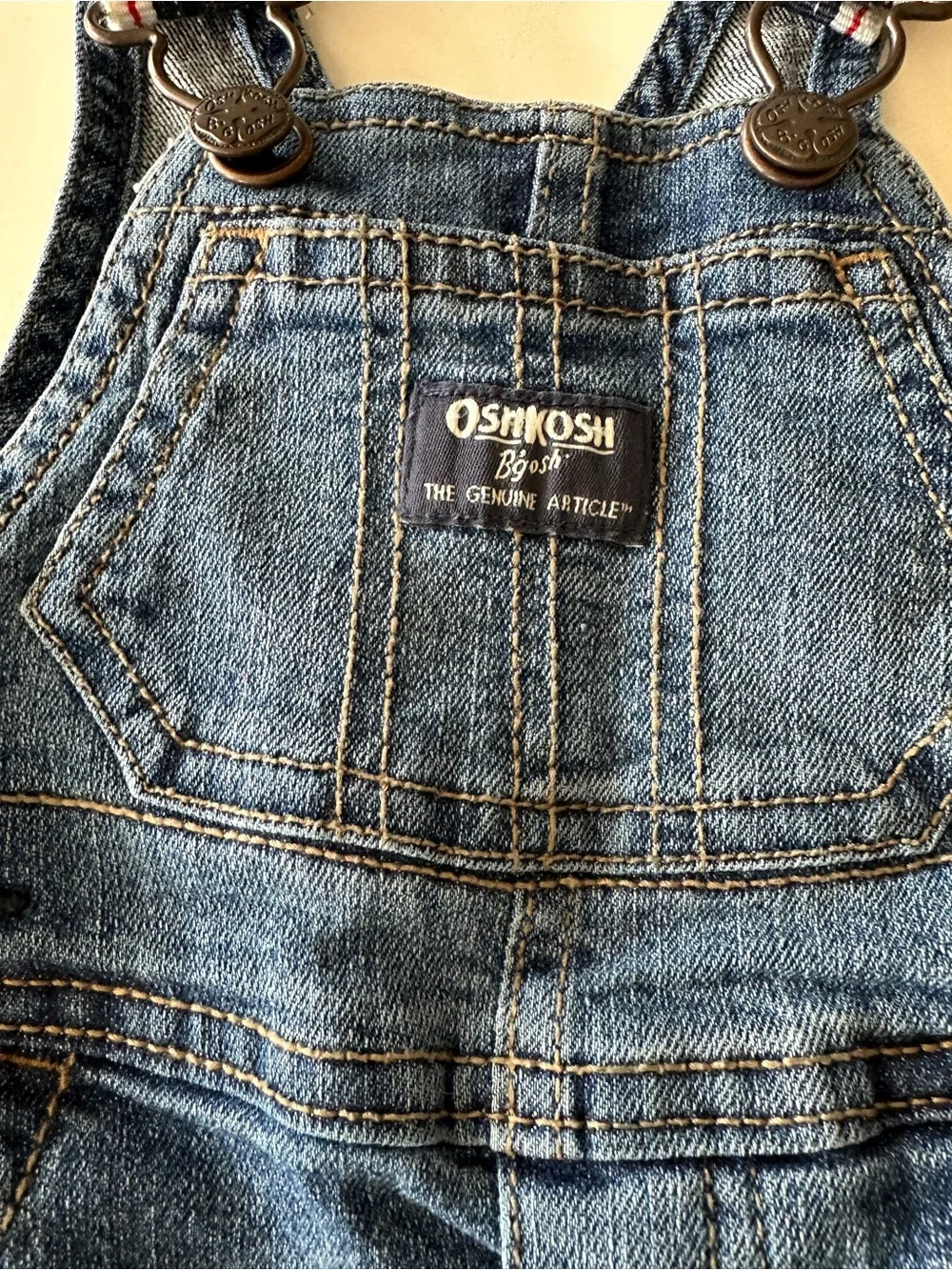 OshKosh B'gosh Toddler Denim Overalls size 3 months